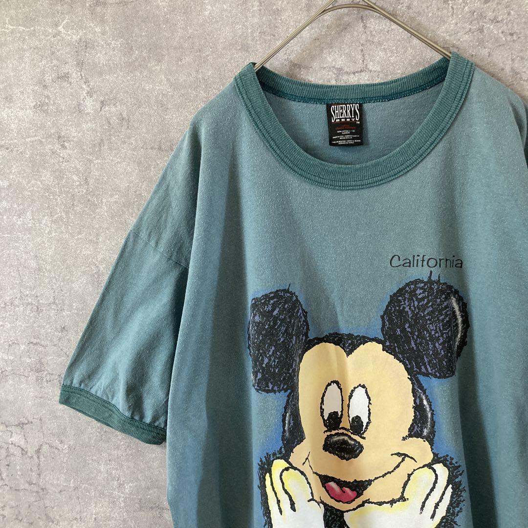 USA製 Sherry'sミッキーマウス Tシャツ 半袖 Lサイズ ヴィンテージ拍卖