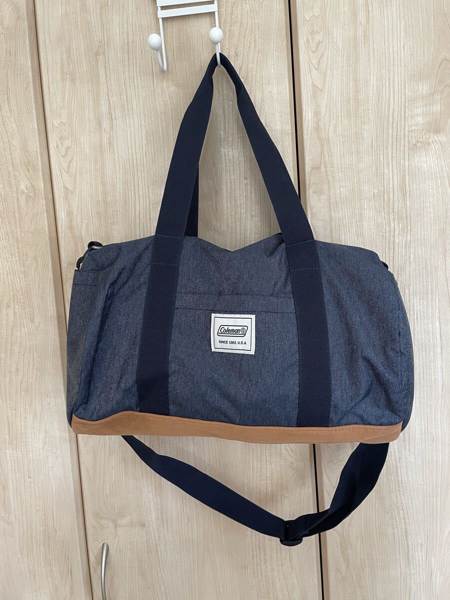 ★美品 コールマン デニムドラムバッグ ショルダー★拍卖
