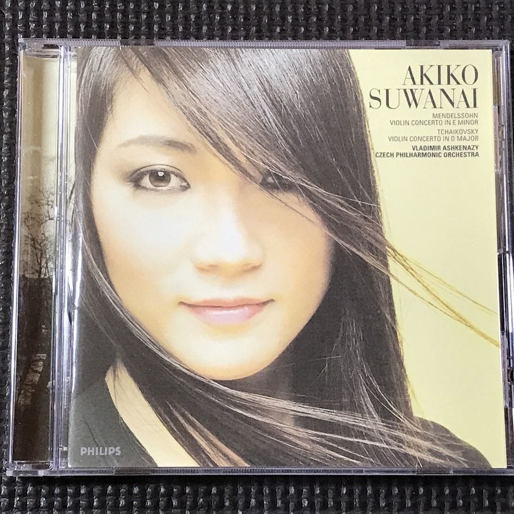 諏訪内晶子 メンデルスゾーン&チャイコフスキー:ヴァイオリン協奏曲 アシュケナージ/チェコ・フィルハーモニー管弦楽団 CD 拍卖
