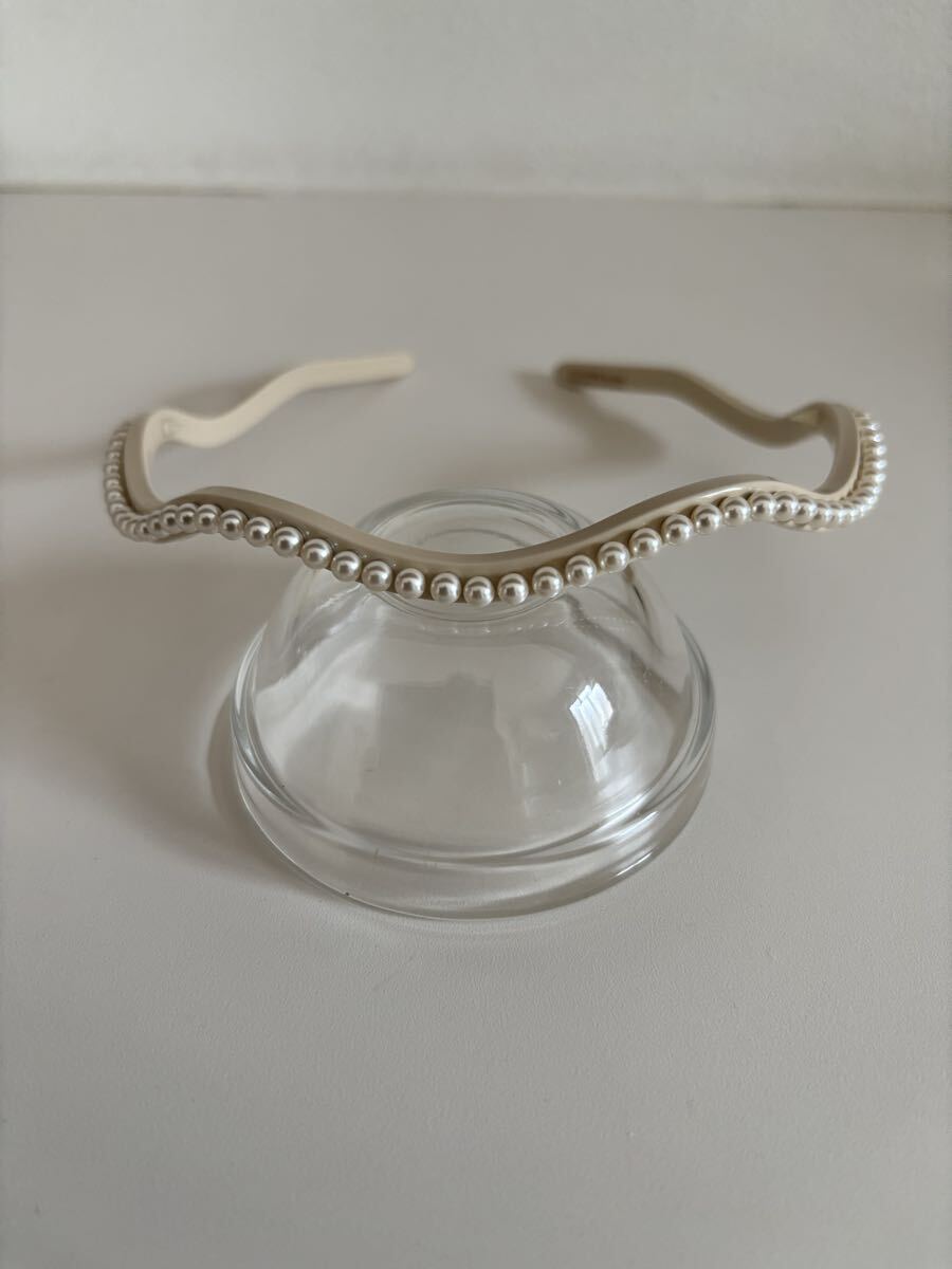 日本正規未入荷 1点物 アレクサンドルドゥパリ カチューシャ パール 美品拍卖