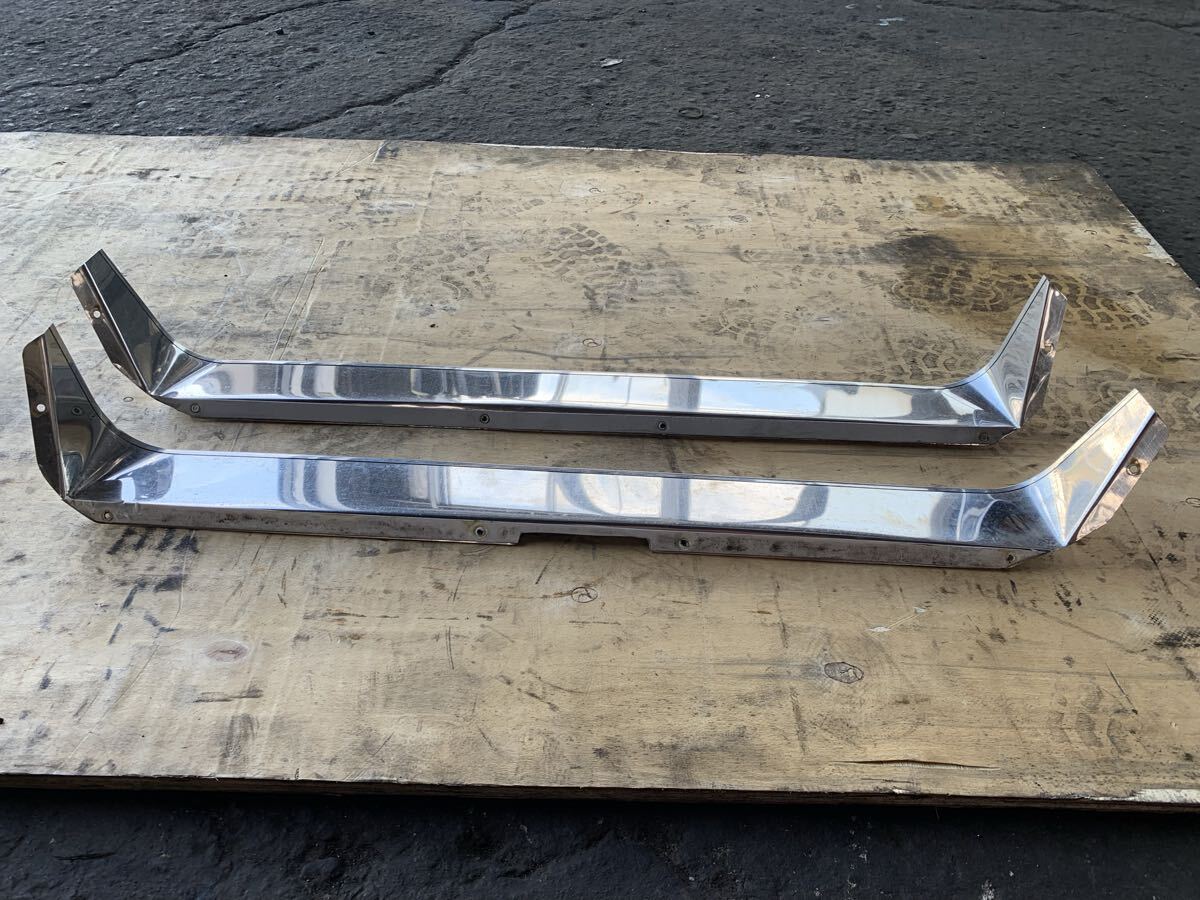 全国送料無料 ライジングレンジャー ステンレス サイド バイザー 左右 当時物 デコトラ拍卖