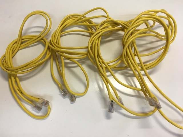 LANケーブル 3m×3本+2.7m×1本/CAT5e 計4本拍卖