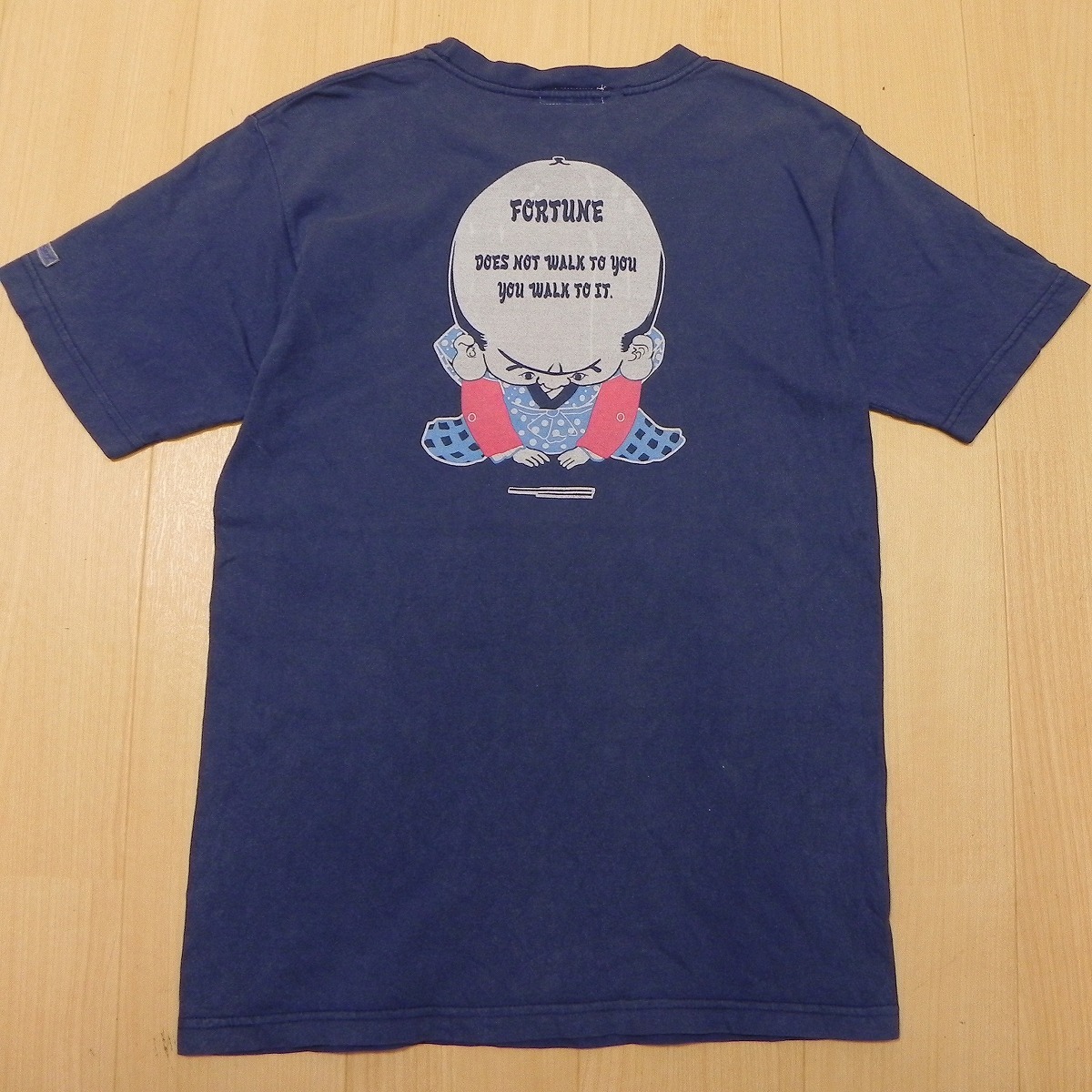 ★ 希少 SUN SURF S/S Tee サンサーフ Tシャツ 古着 ネイビー系 インディゴ系 東洋 FORTUNE ★h拍卖