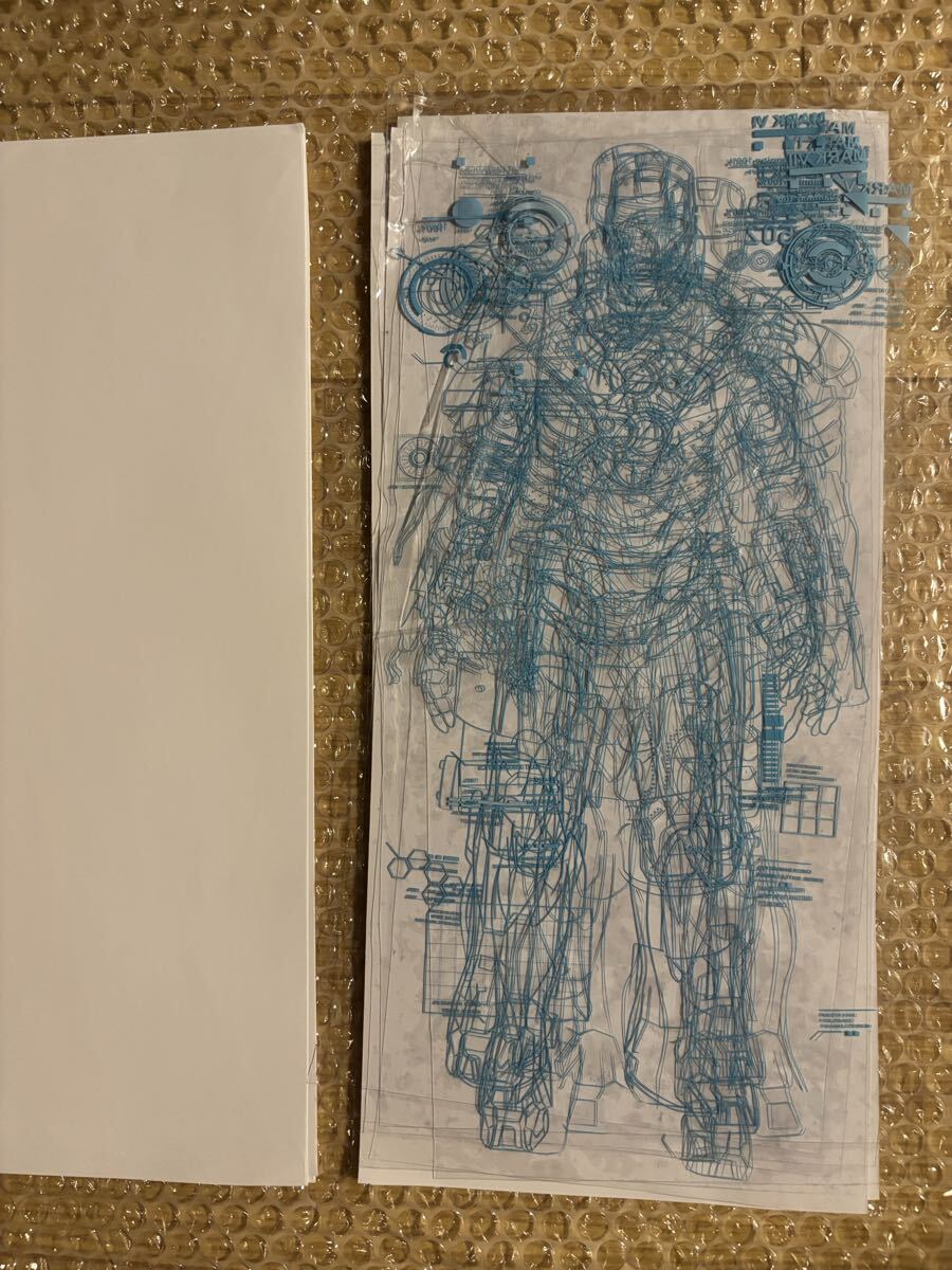 【ジャンク】ホットトイズ ホールオブアーマー用ステッカー アイアンマン ホール・オブ・アーマー 1/6 スケール フィギュア アクセサリー拍卖