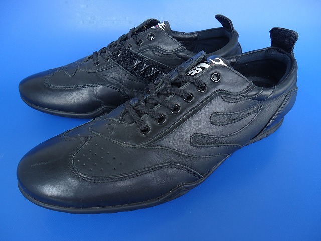 15603■美品 DRAGONBEARD ドラゴンベアード レザー スニーカー 黒 ブラック 坂本龍馬 DB CLASSIC 70 26cm拍卖