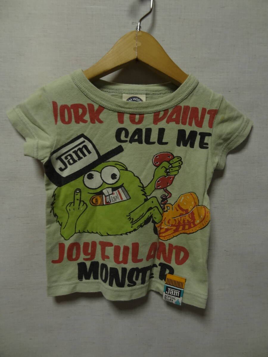 全国送料無料 JAM WORKS グランドスラム 子供服キッズベビー男&女の子 プリント半袖Tシャツ 90拍卖