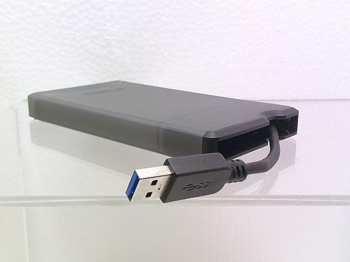 2.5インチ USB 3.0 外付け ハードドライブカバー(未使用品×1台)グレー T2573G拍卖