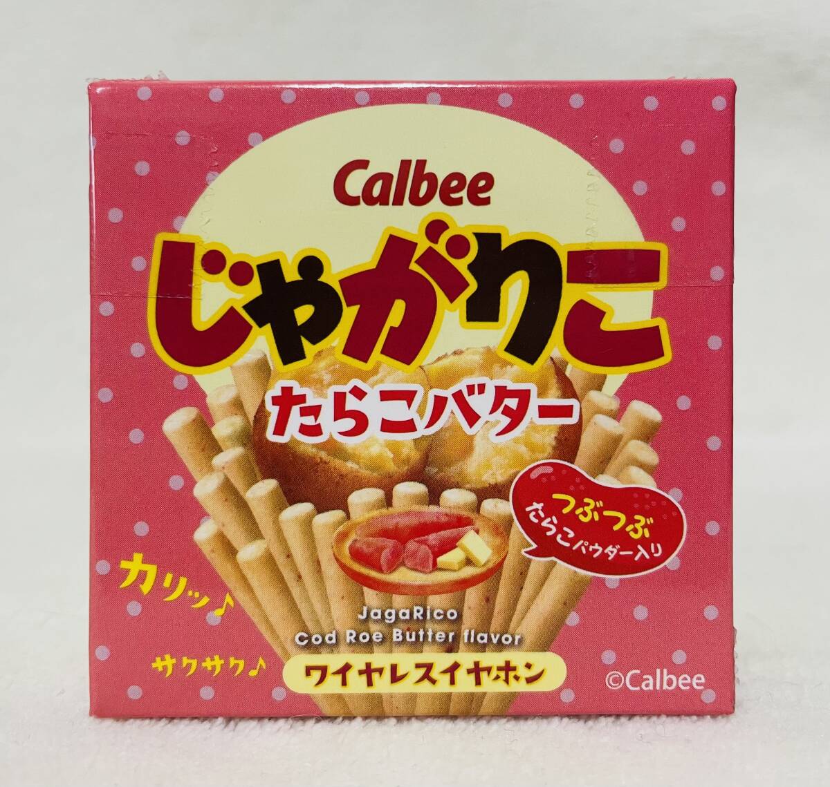 ☆カルビー じゃがりこ たらこバター ワイヤレスイヤホン☆イヤフォン 未開封品拍卖