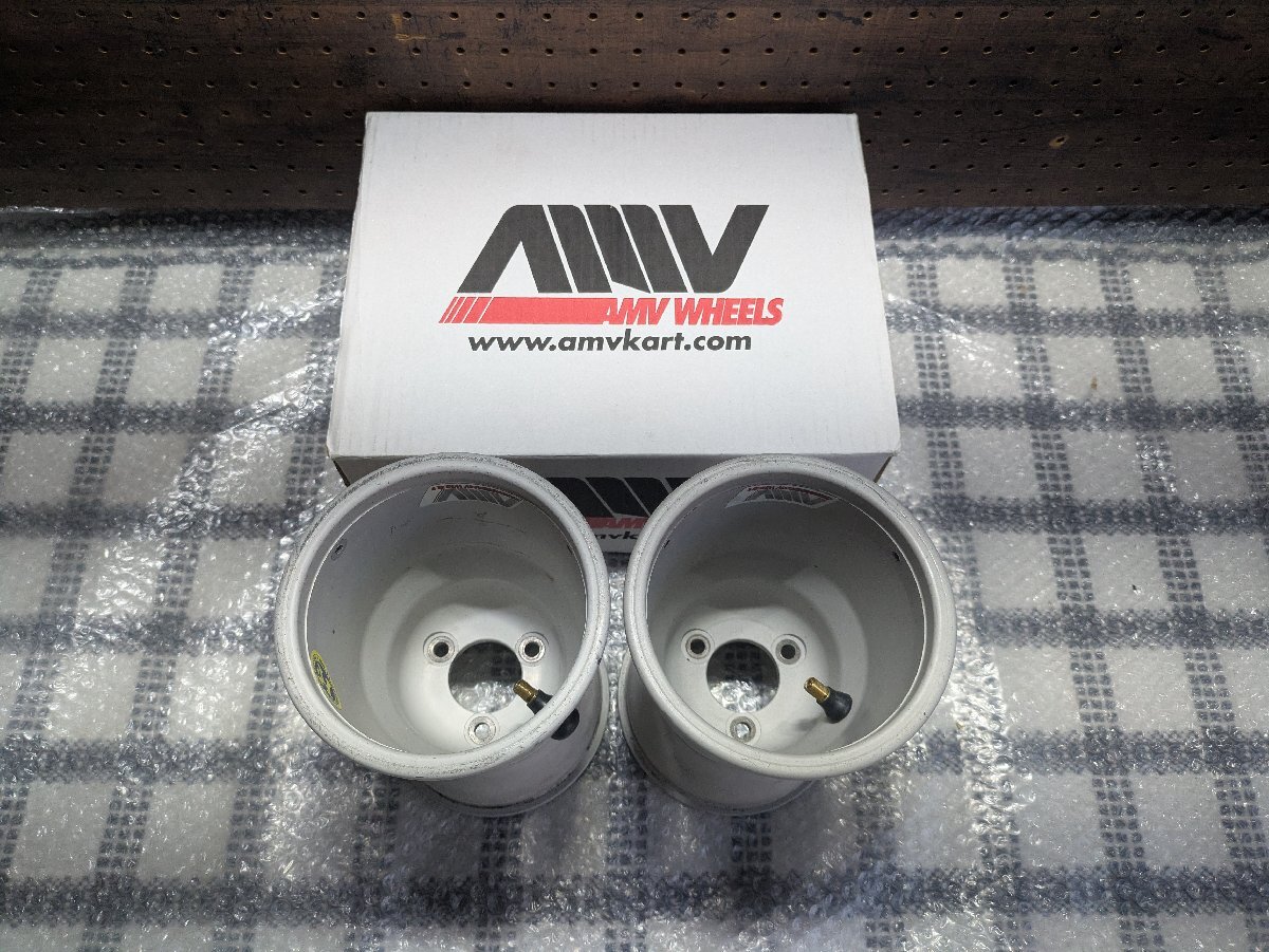 レーシングカート AMV マグ・ホイール 3F MAGホイールセット 210mm プラガ オプション マグ ホイール 高マグ 良品 リア用 2本拍卖