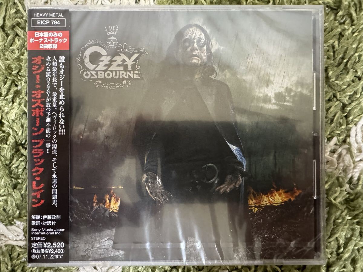 新品!OZZY OSBOURNE/BLACK RAIN 国内盤 未開封品!激レア!オジー・オズボーン/ブラック・レイン 国内盤 新品!帯付!EICP-794拍卖