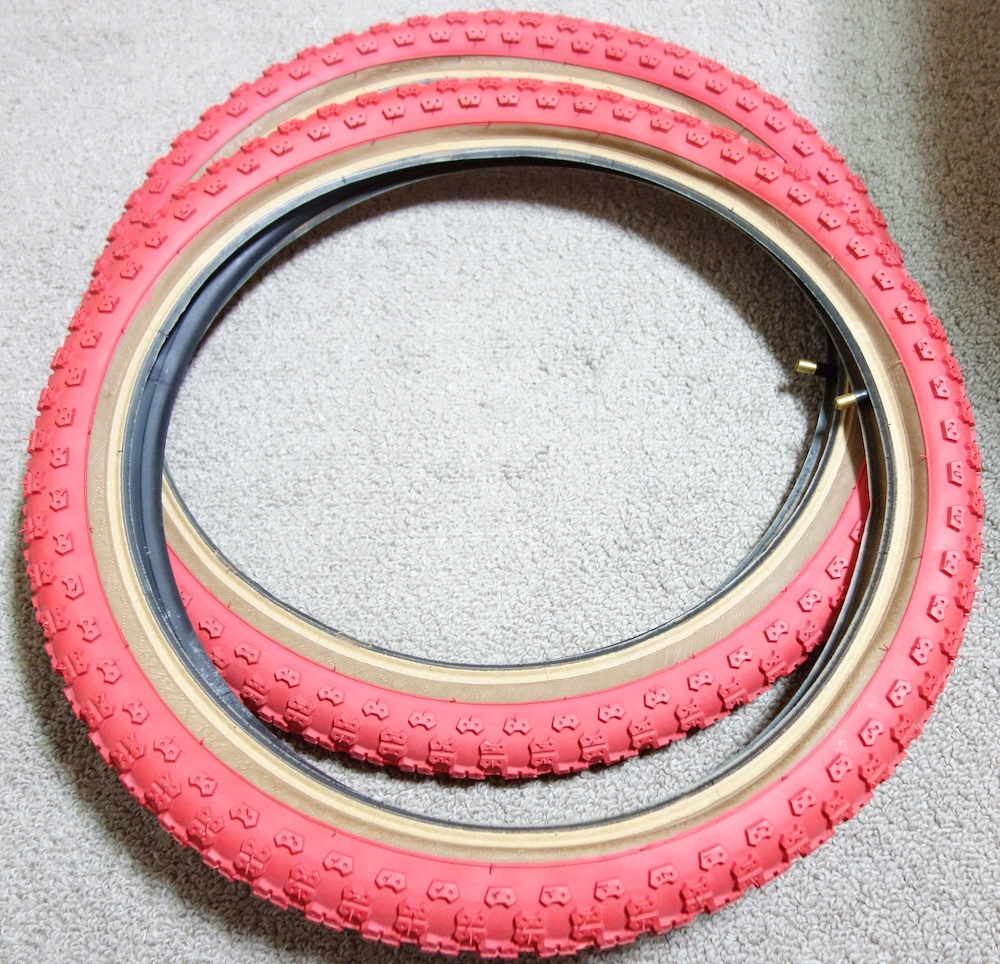 OLD BMX KENDA コンプ3タイプ 20インチ2.125 RED 2本SET 新品拍卖