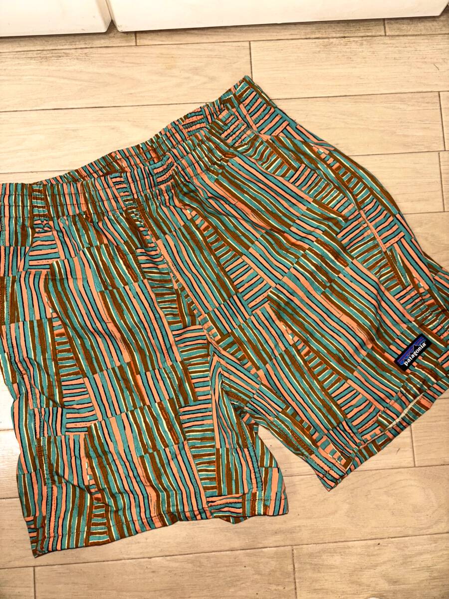 Patagonia パタゴニア メンズ・ファンホッガーズ・ショーツ 6インチ Heartleaf Green SP25 Sサイズ 拍卖