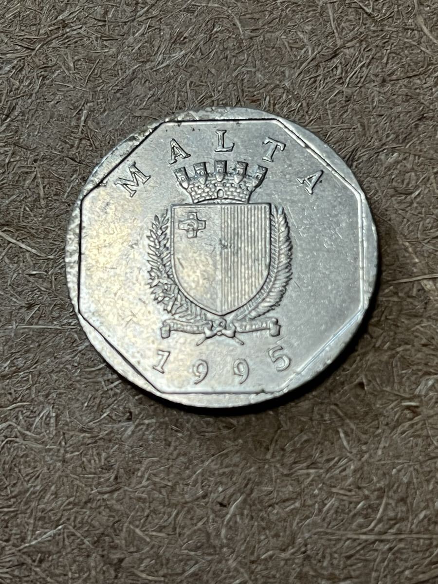 世界 コイン 硬貨 マルタ 50セント 紙幣 貨幣 1995 1995年拍卖