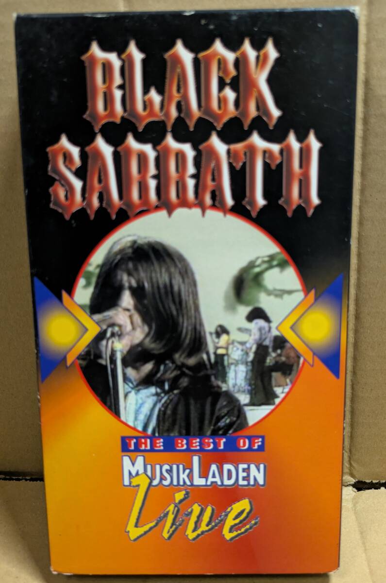 VHSビデオ:BLACK SABBATH「THE BEST OF MUSIC LADEN LIVE」ブラック・サバス、オジー・オズボーン、輸入ビデオ拍卖