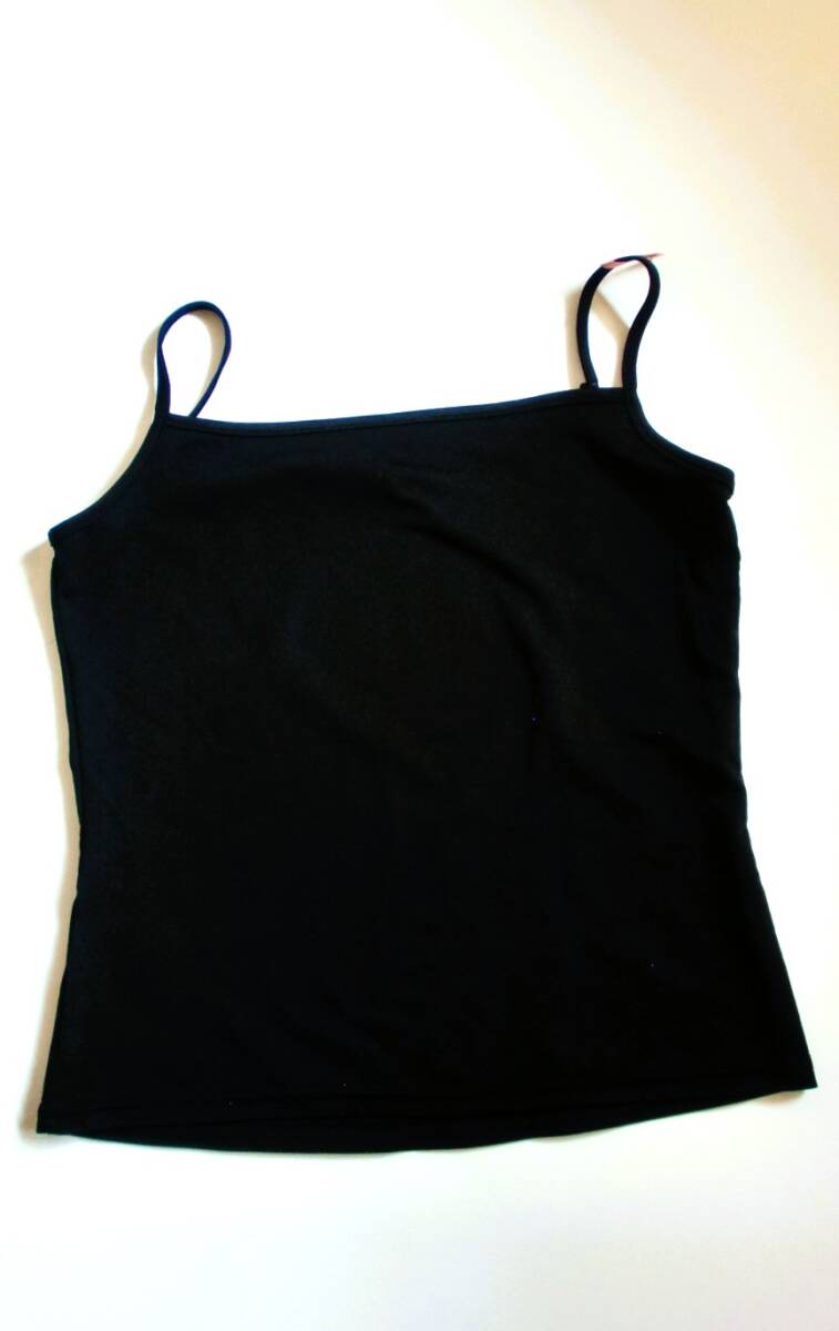 新品同様 ROPE ロペ シンプルな黒キャミソール サイズM クリーニング済拍卖
