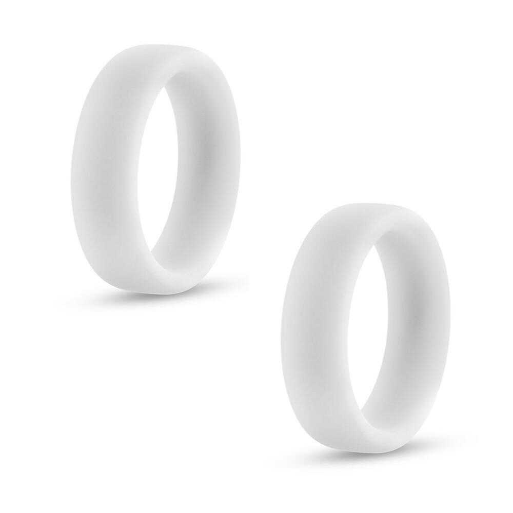 コックリング 仮性包茎矯正 勃起不全 早漏改善 防止 ペニス 亀頭露出 増大 シリコン製 シングルタイプ2個セット 白 送料別途拍卖