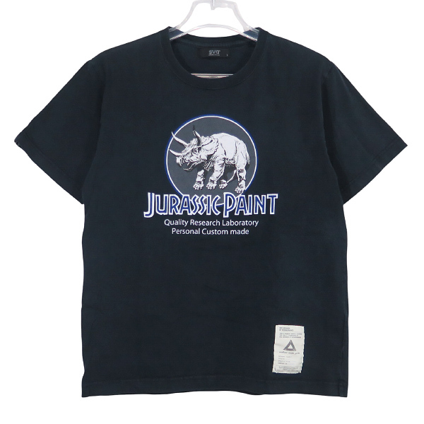 NEIGHBORHOOD ネイバーフッド SVG JURASSIC PAINT TEE ジュラシック Tシャツ ショートスリーブ カットソー 半袖 ブラック サイズS Augk拍卖