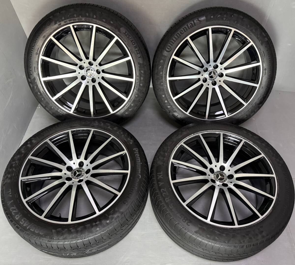 W167新型ベンツ AMG GLS63 22インチ 4本セット GLS400 GLS600 GLS500 GLE350 GLE63 GLE400 CONTINENTAL 2024年製….61拍卖