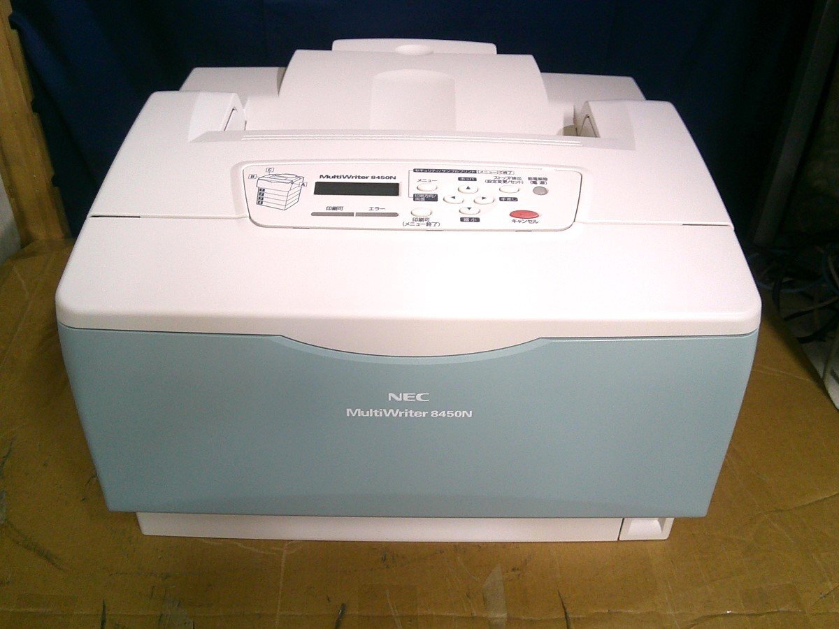 ● 中古レーザープリンタ / NEC MultiWriter 8450N / 自動両面印刷対応 / トナー無し ●拍卖