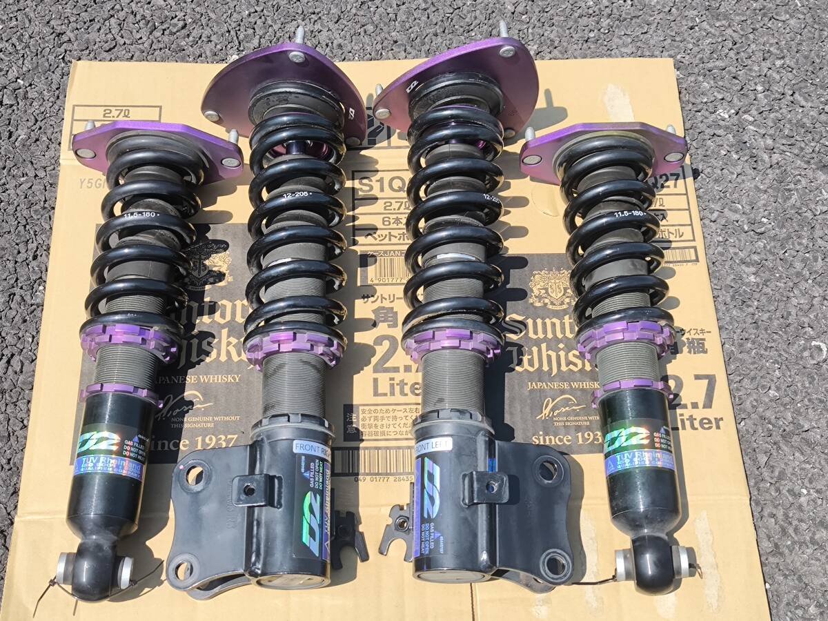 【美品!!送料無料!!】インプレッサネットオリジナル車高調 WRX STI GRB/GRF/GVB/GVF D2 Produced by t-get サスペンションキット 36段階拍卖