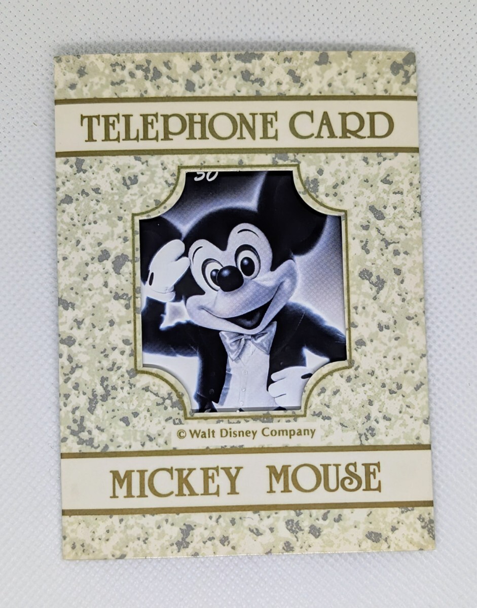 ミッキーマウス テレホンカード 50度 東京ディズニーランド拍卖