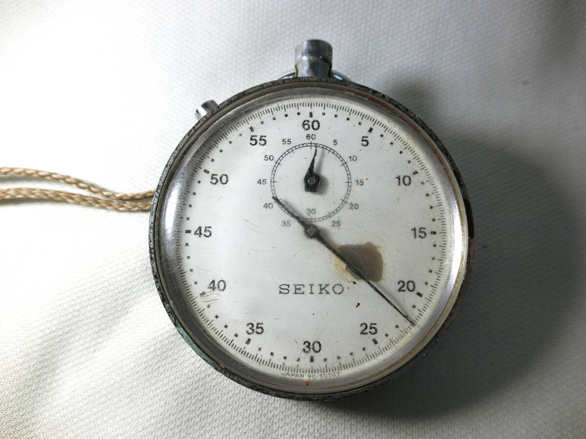SEIKOセイコー 手巻き 機械式 ストップウォッチ アンティーク ジャンク拍卖