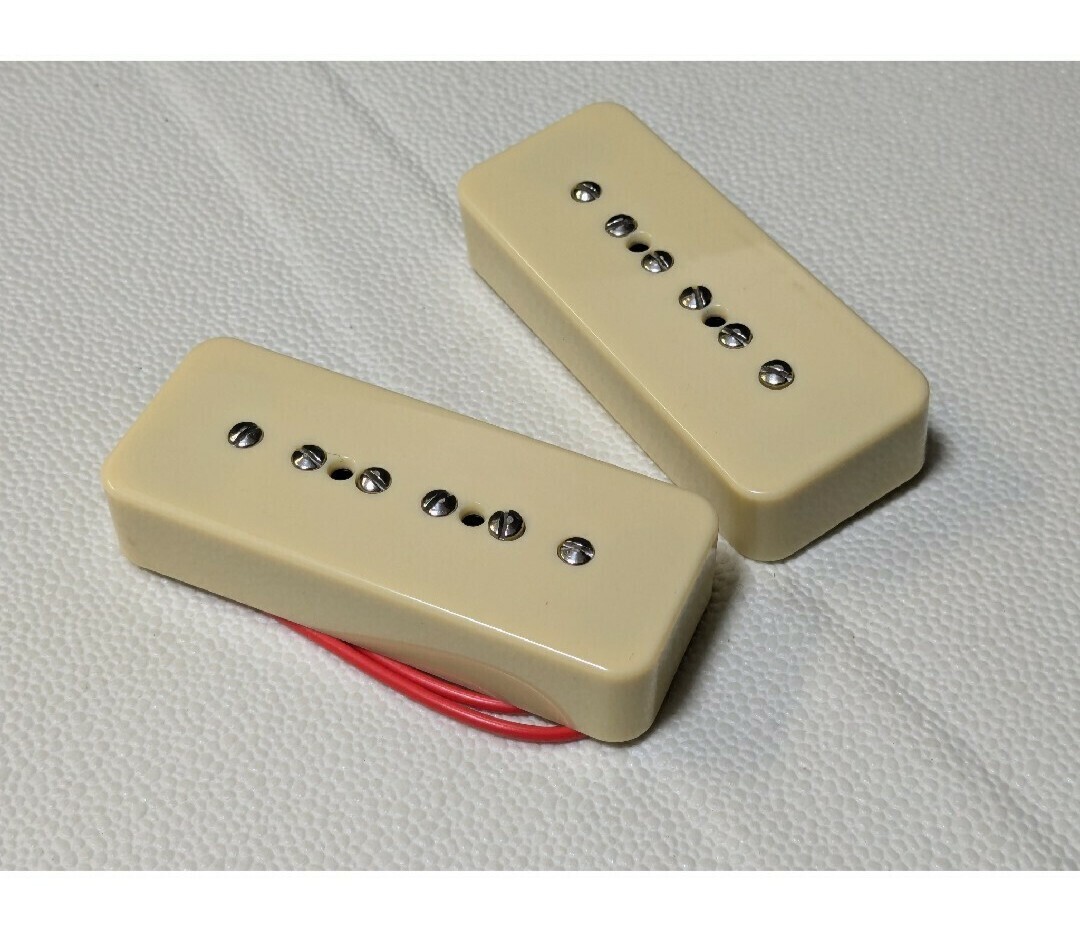 P-90 ピックアップ PU×2 SET クリーム ソープバータイプ拍卖