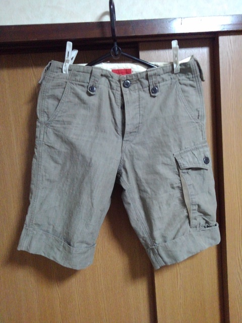 フルカウント カーゴショートパンツ カーキ 1拍卖