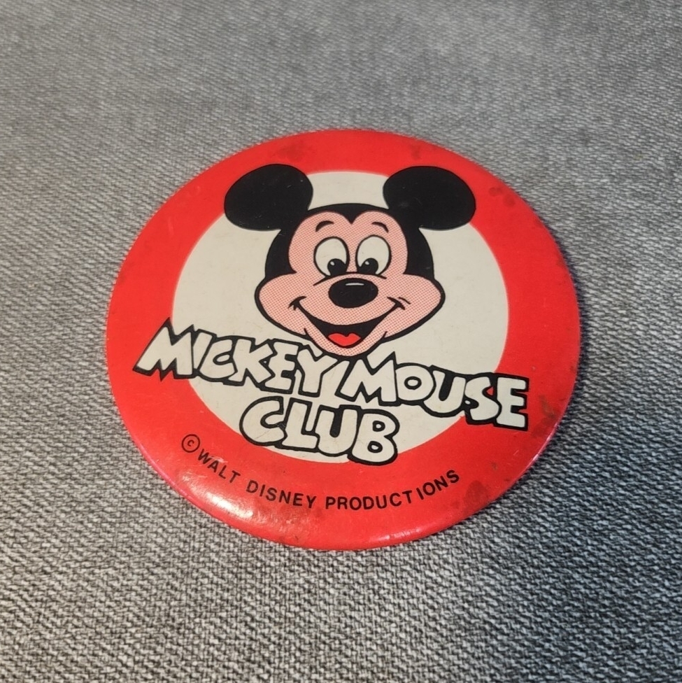 昭和レトロ ヴィンテージ ミッキー 缶バッジ拍卖