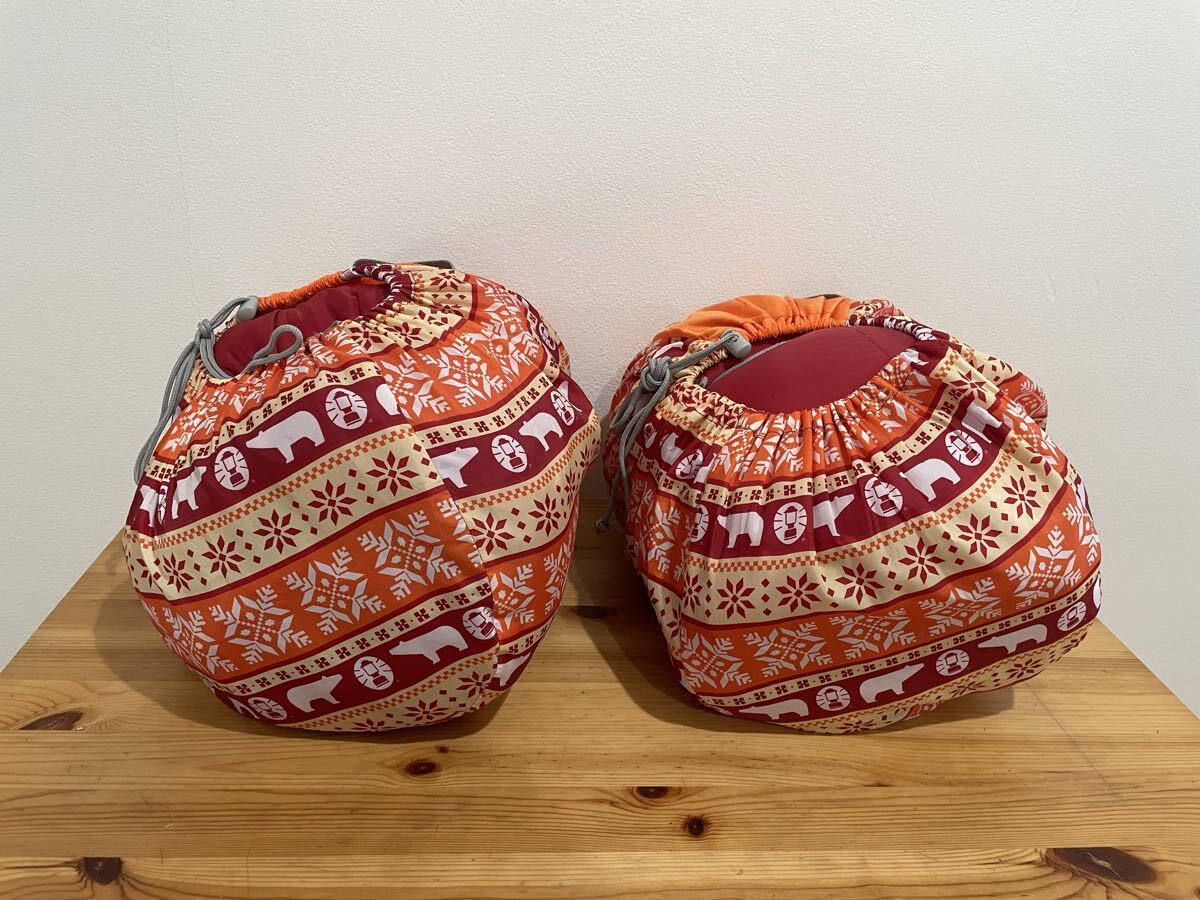 コールマン 寝袋 キッズマミーアジャスタブル/C4 2個セット拍卖