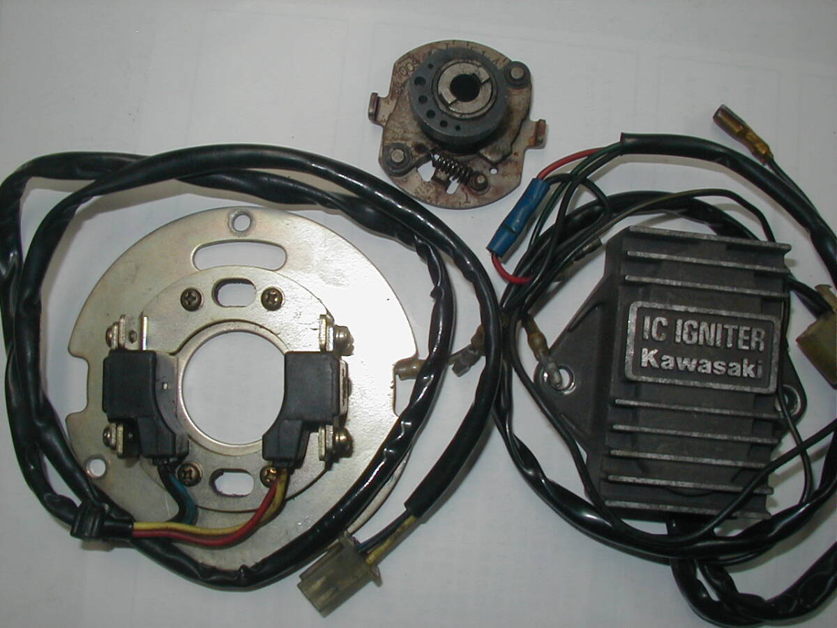 ■Z750FXKZ1000Mk.2Z1R2■安心信頼の純正フルトランジスタ セミトラ・ピックアップICイグナイターセット53.12.04■当時物貴重希少Z系Z2RSA4拍卖