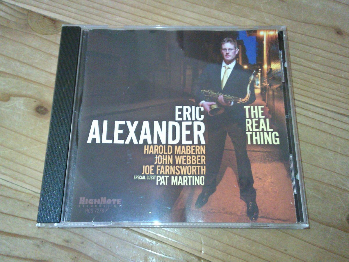 CD:ERIC ALEXANDER THE REAL THING エリック・アレキサンダー:HighNote拍卖
