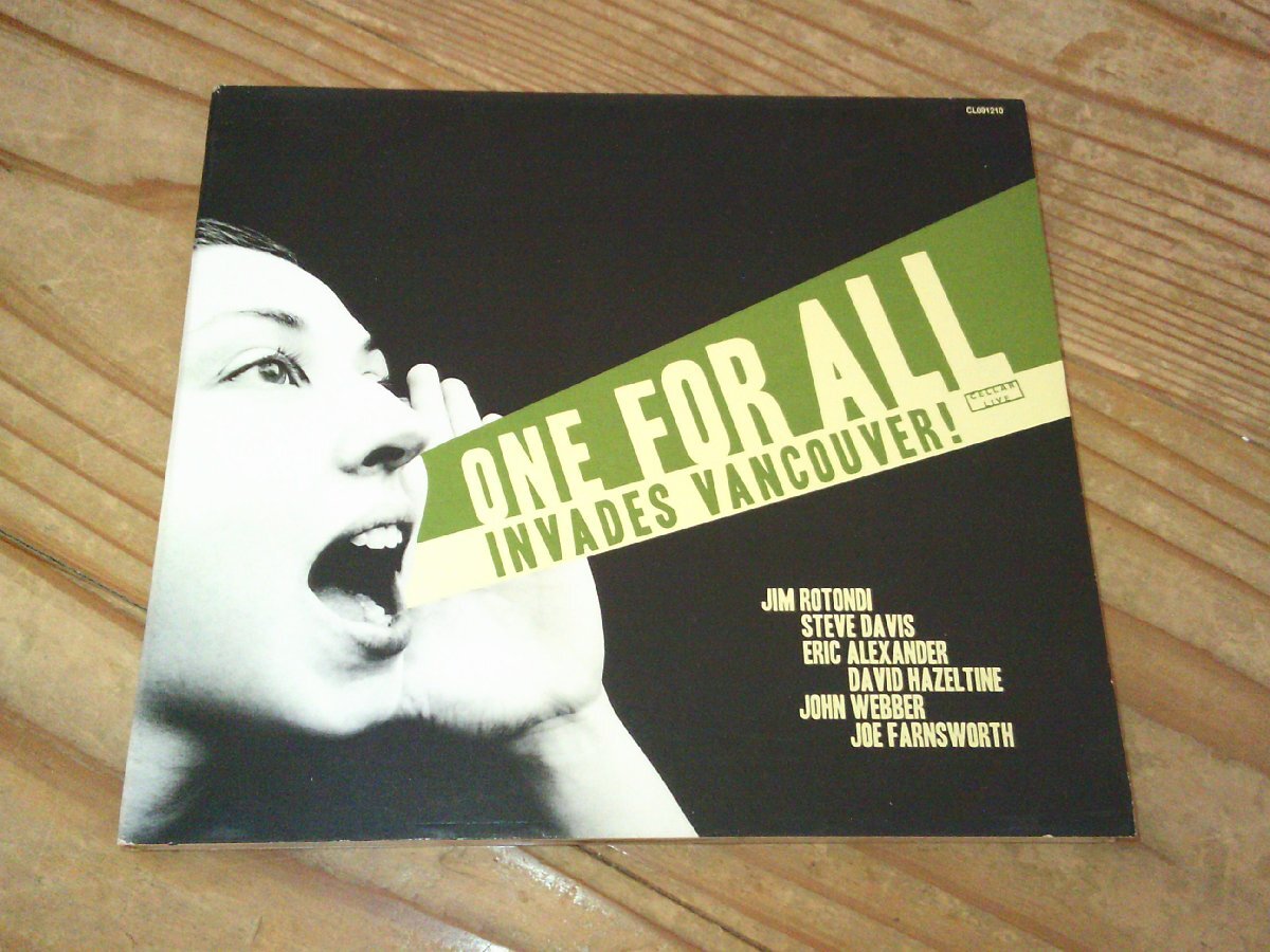 CD:ONE FOR ALL INVADES VANCOUVER ! ワン・フォー・オール:デジパック仕様拍卖