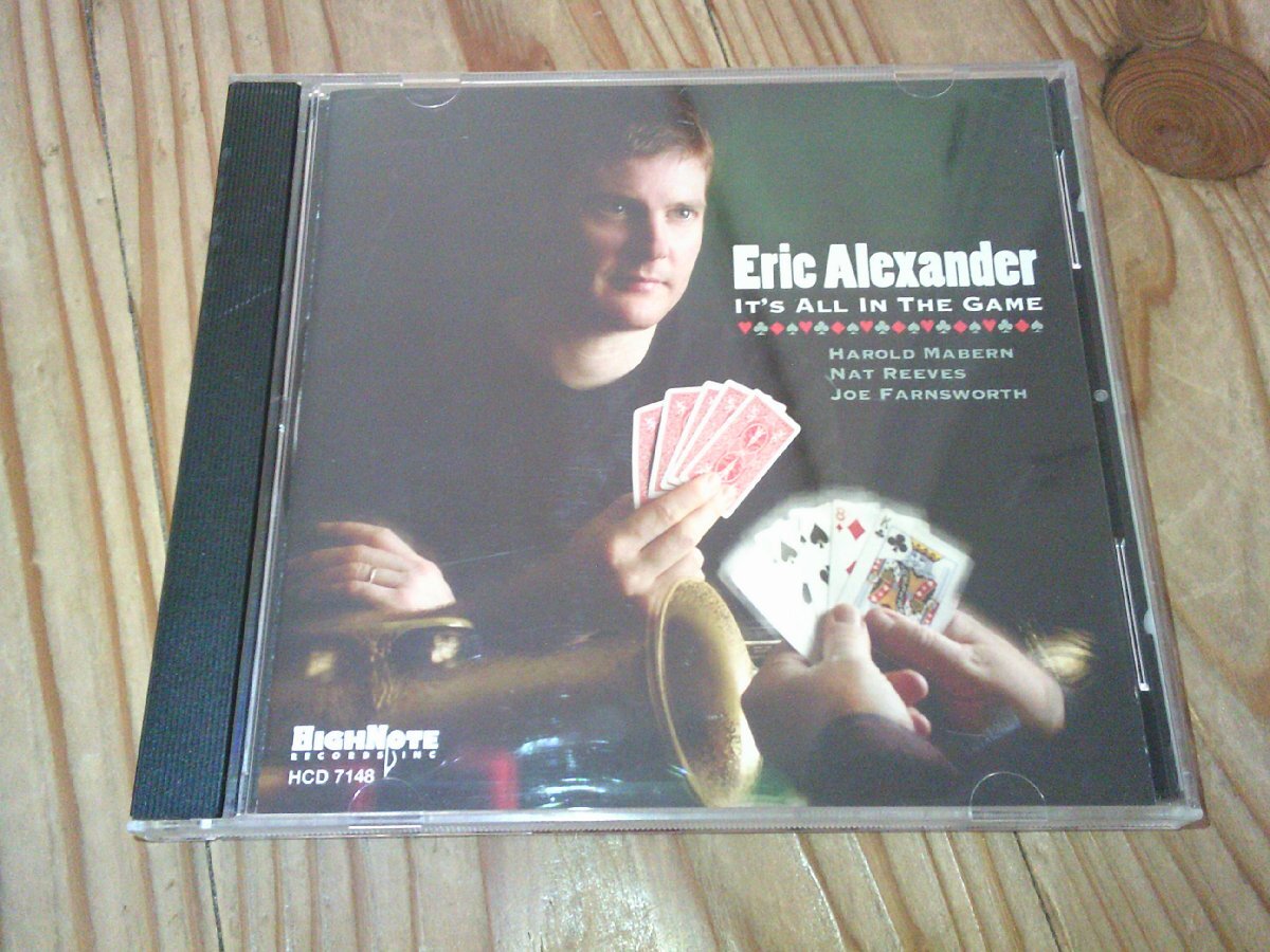 CD:ERIC ALEXANDER IT'S ALL IN THE GAME エリック・アレキサンダー:HighNote拍卖