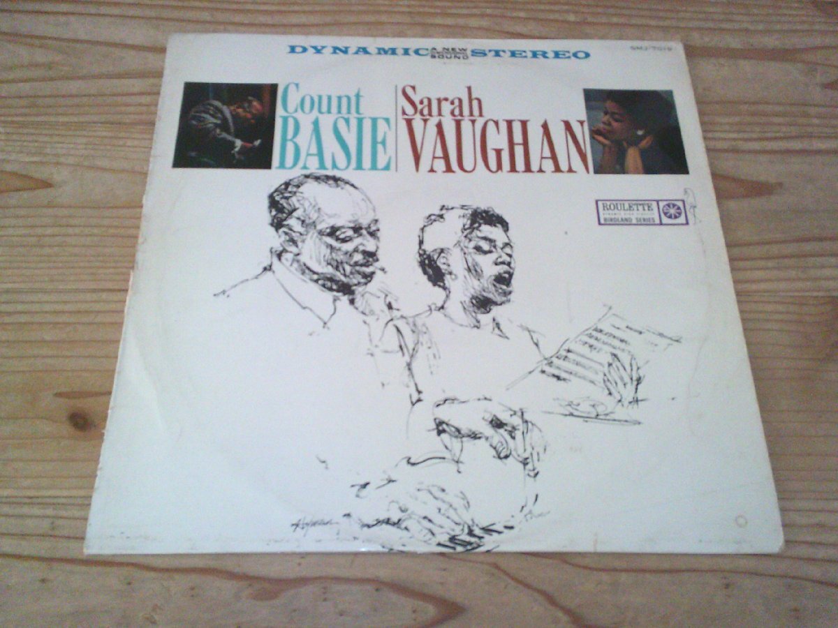 LP:SARAH VAUGHAN & COUNT BASIE サラ・ヴォーンとカウント・ベイシー:ペラジャケ拍卖
