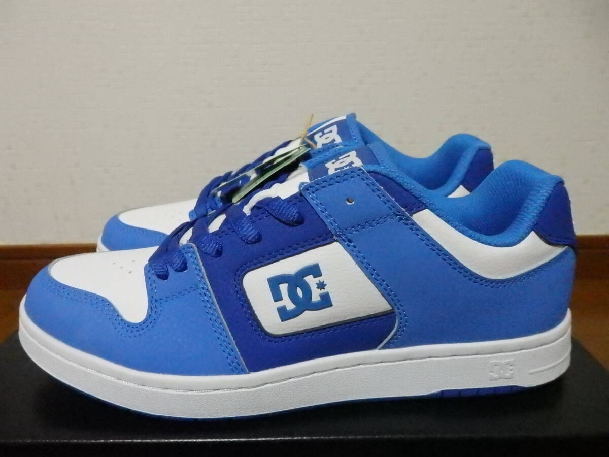 即決☆レア!限定!♪新品未使用 DC SHOES DCシューズ スニーカー マンテカ 4 MANTECA 4 28.0cm ブルー ホワイト拍卖