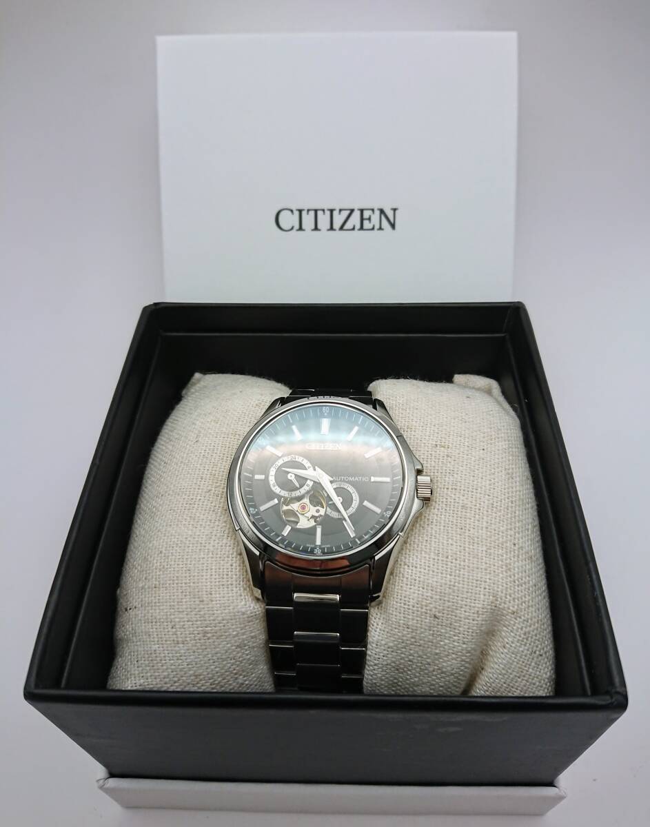 【1055】1円スタート!新品同様 2025年7月購入 シチズン コレクション NP1010-78F 自動巻き メカニカル 機械式時計 4197-006G201 保証書付拍卖
