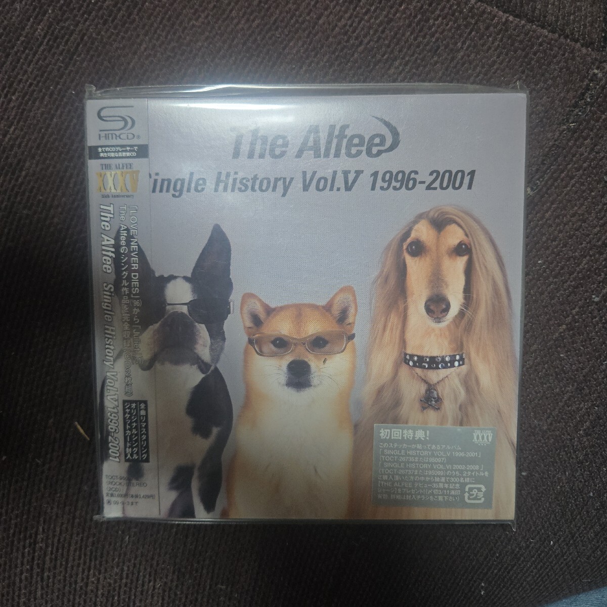 ★新品未使用★ ★送料無料★ SINGLE HISTORY VOL.V 1996-2001 【SHM-CD】THE ALFEE拍卖