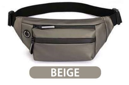 【ウエストポーチ ベージュ】メンズ 腰 小さめ 仕事用 防水 斜めがけ 斜め掛け 軽量 ウエストバッグ ボディバッグ拍卖