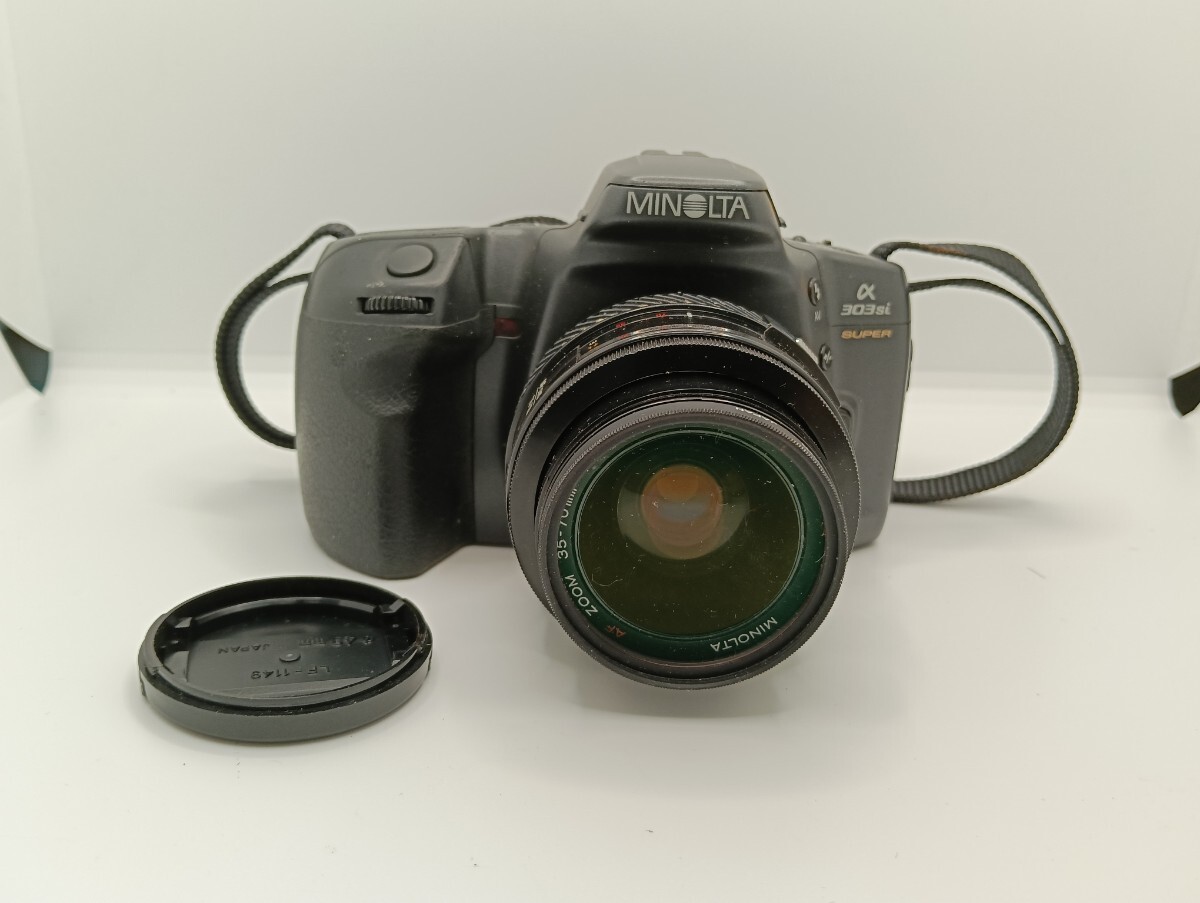 MINOLTA デジタル一眼レフカメラ、レンズ付き、レンズキャップ付属 未確認 MINOLTA拍卖