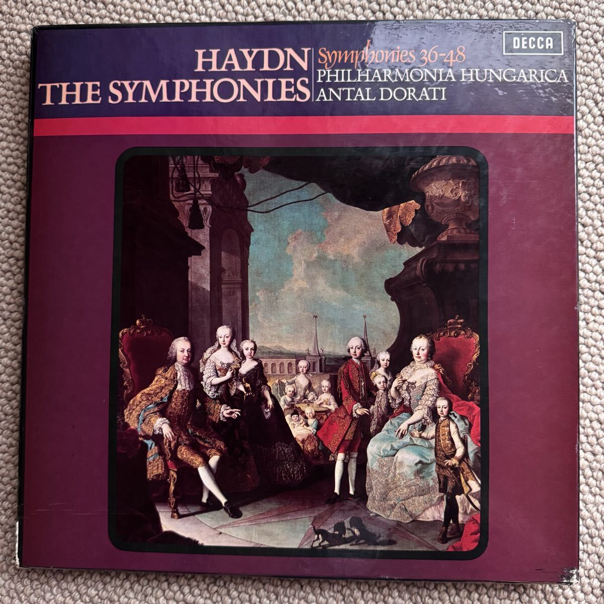超貴重 sample版 Franz Joseph Haydn Symphonies 36 - 48 UK Vinyl box set ハイドン シンフォニー クラシック レコード LP 拍卖