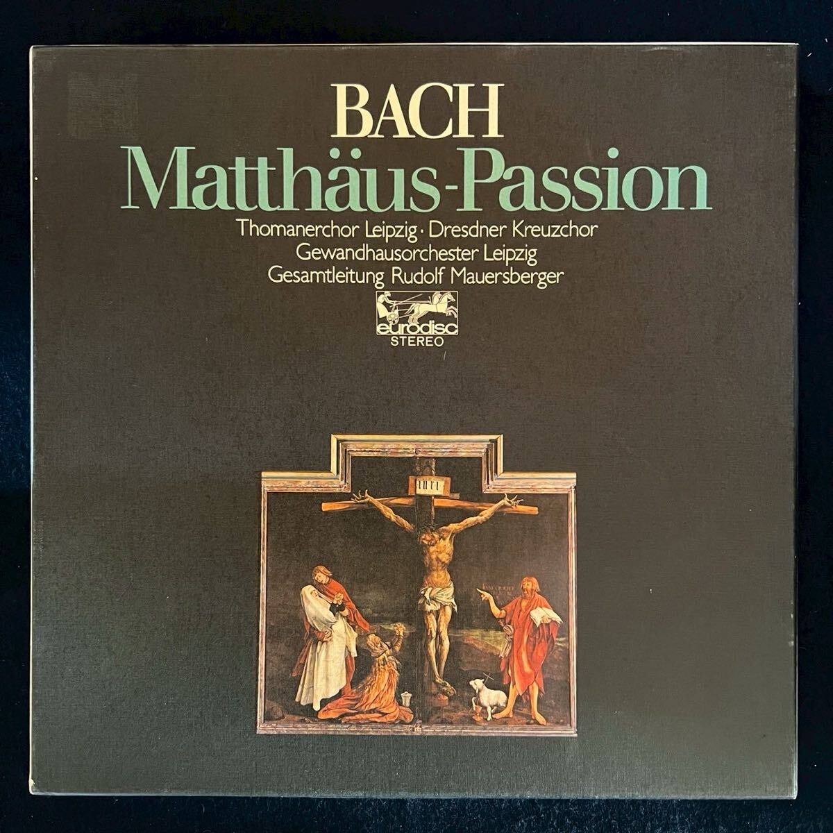 CD J.S.BACH バッハ matthauspassion ルドルフ・マウエルスベルガー SCHREIER MAUERSBERGER GEWANDHAUSORCHESTER マタイ受難曲拍卖