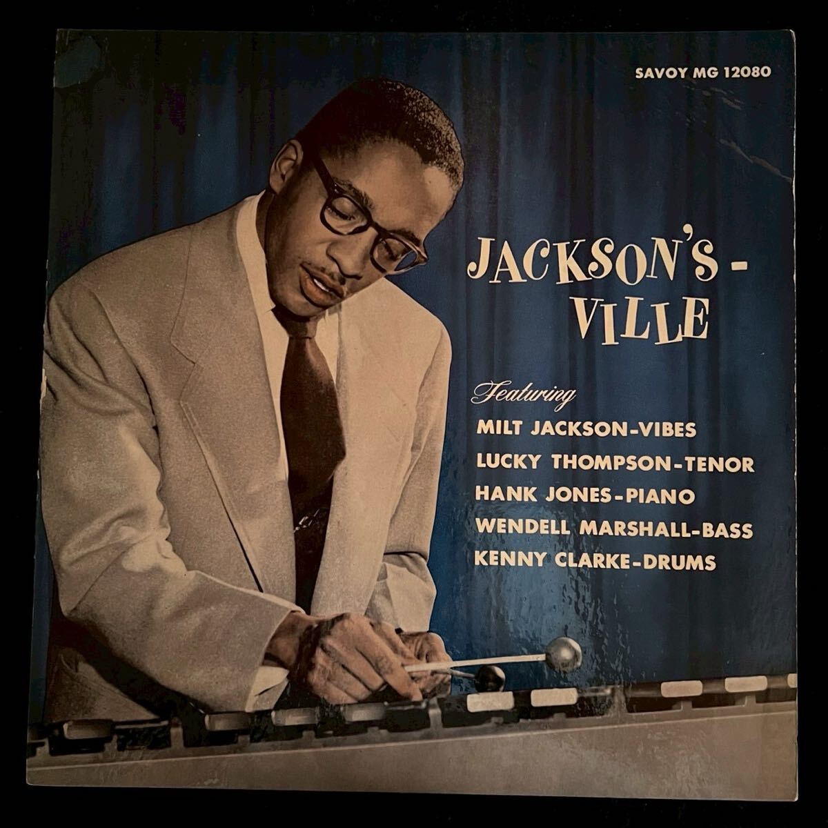 US MG-12080 MILTJACKSON JACKSON'SVILLE RVG 赤レーベル 両溝あり ミルトジャクソン LP レコード 拍卖