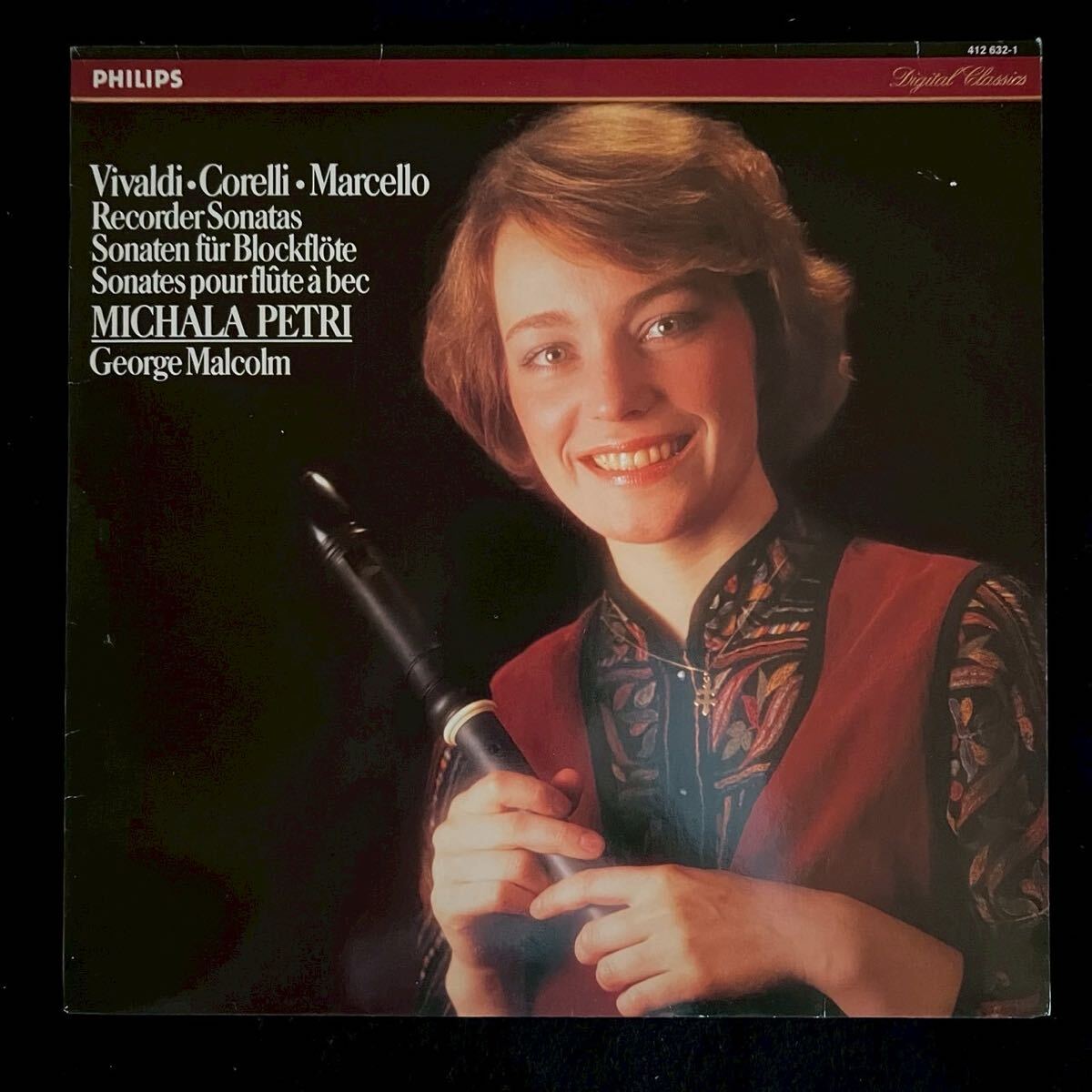 レコード Michala Petri J.S. バッハ/ヘンデル/テレマン/シックハルト:リコーダーとチェンバロのための作品集(ペトリ/マルコン) 拍卖