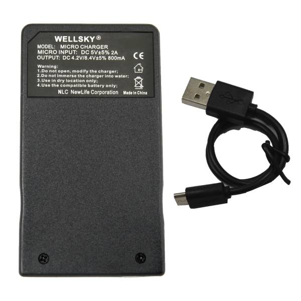 NP-80 新品 用 超軽量 USB Type C 急速 互換充電器 バッテリーチャージャー BC-80L CASIO カシオ 拍卖