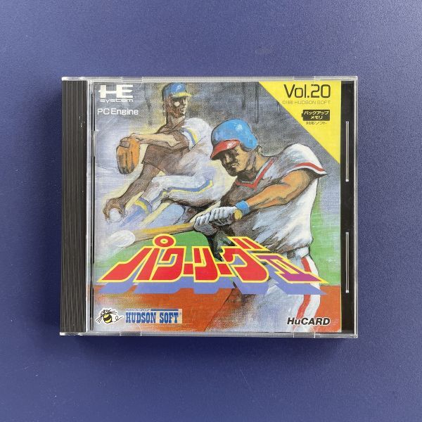美品 PCエンジン ソフト パワーリーグ2 ② ケース/説明書付 ハドソン HUDSON Huカード 懐ゲー SFC NEC メガドライブ CD-ROMROM拍卖