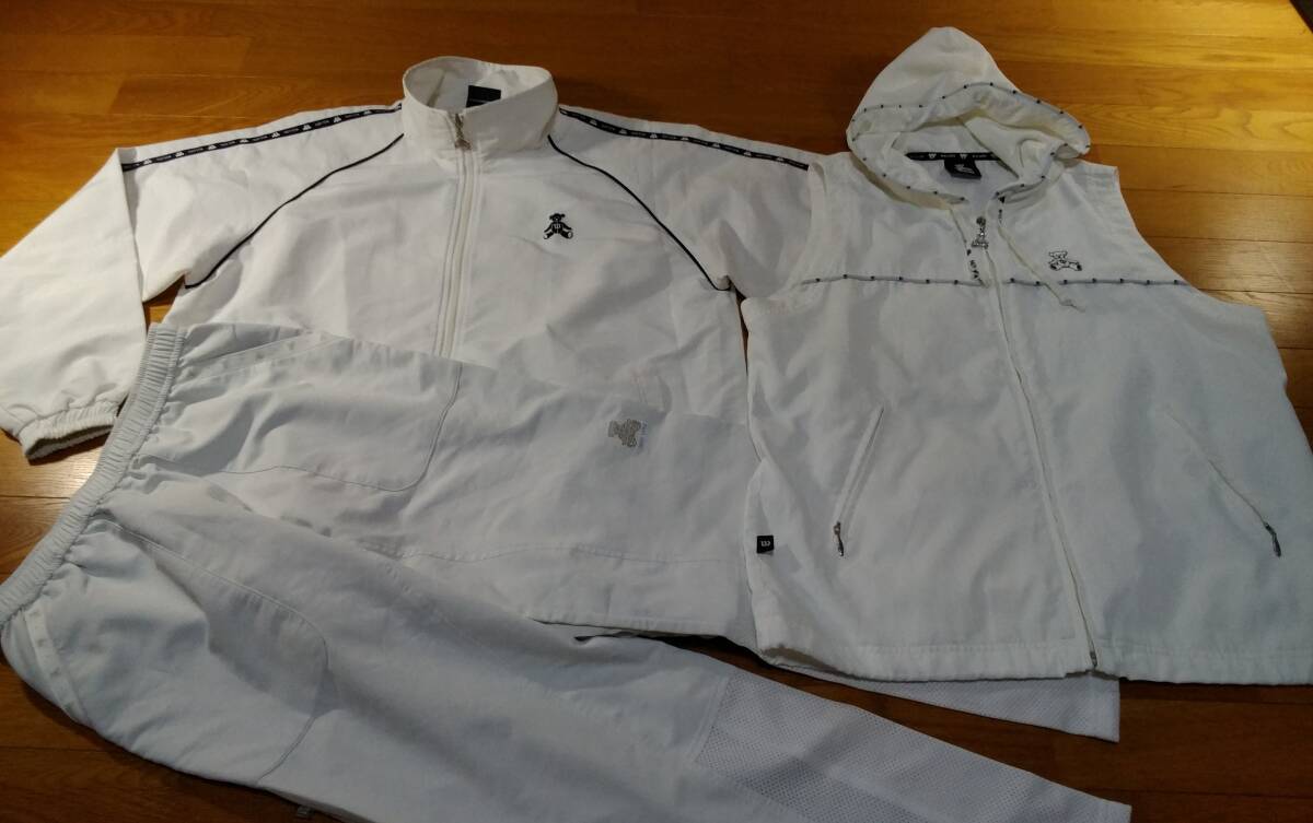 WILSONS ウィルソン ジャージ 上下セット フードベスト 3点セット SIZE:M-L 送料1000円~拍卖
