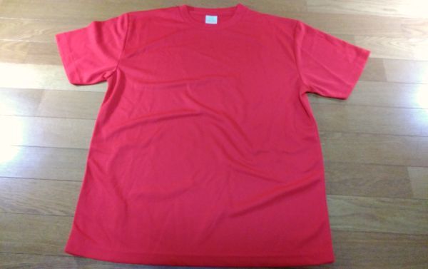 United Athle ユナイテッドアスレ プラシャツ SIZE:M 赤 送料215円~拍卖