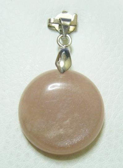 bzg■天然石ペンダントトップ■ オレンジムーンストーン 2拍卖