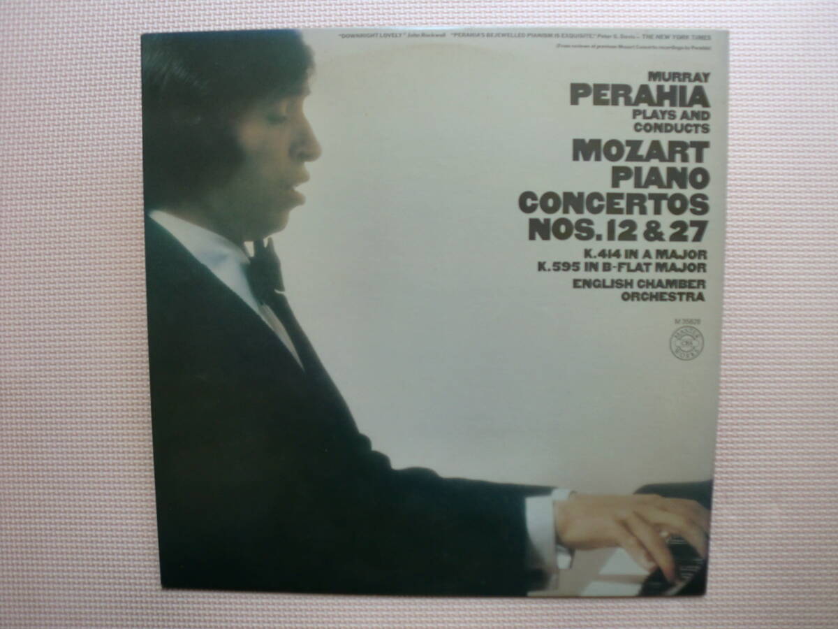 【LP】Murray Perahia(P.)/モーツァルト Piano Concertos Nos. 12 & 27(M35828)(輸入盤)拍卖